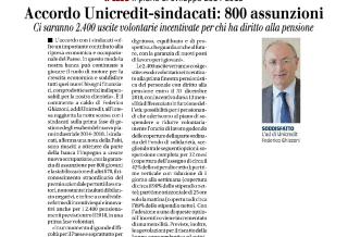 SPECIALE ACCORDO UNICREDIT