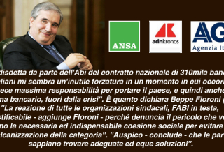 DISDETTA CONTRATTO, FIORONI SI SCHIERA CON I LAVORATORI E CON LA FABI