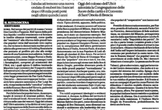 RIFORMA POPOLARI, LA FABI SULLA STAMPA