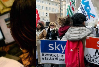 GIORNALISTI DI AGENZIE DI STAMPA E SKY TG24 IN SCIOPERO