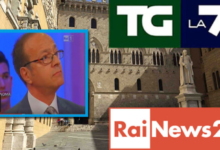 MPS, LA FABI AL TG DI LA7 E RAI NEWS 24