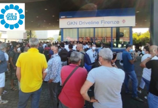 DALLA FABI DI PRATO PISTOIA SOLIDARIETÁ AI LAVORATORI DI GKN LICENZIATI