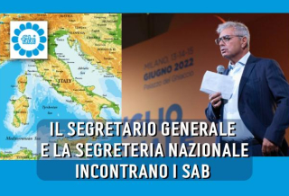 IL SEGRETARIO GENERALE E LA SEGRETERIA NAZIONALE INCONTRANO I SAB E I COORDINAMENTI