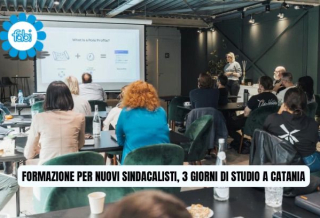 FORMAZIONE PER NUOVI SINDACALISTI, 3 GIORNI DI STUDIO A CATANIA