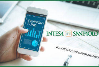 INTESA SANPAOLO, ACCORDO SU FONDO PENSIONE UNICO