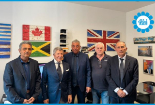 IL PRESIDENTE DELLA LEGA SERIE A IN VISITA ALLA FABI
