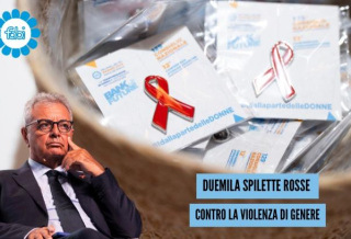 DUEMILA SPILLETTE ROSSE CONTRO LA VIOLENZA DI GENERE