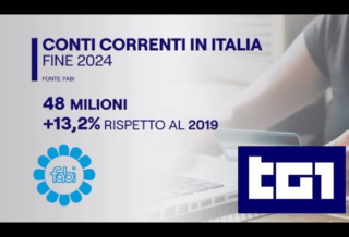 CONTI CORRENTI, I DATI DELLA FABI AL TG1 ORE 13