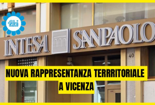 FABI INTESA SANPAOLO, NUOVA RAPPRESENTANZA TERRRITORIALE A VICENZA