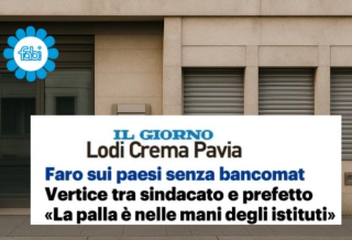 PAESI SENZA BANCOMAT, LA FABI DAL PREFETTO