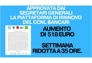 CONTRATTO, APPROVATA DAI SEGRETARI GENERALI LA PIATTAFORMA