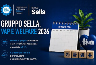 GRUPPO SELLA, DEFINITI VAP E WELFARE 2026