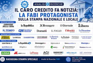 IL CARO CREDITO FA NOTIZIA: LA FABI PROTAGONISTA SULLA STAMPA NAZIONALE E LOCALE