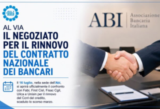 AL VIA IL NEGOZIATO PER IL RINNOVO DEL CONTRATTO NAZIONALE DEI BANCARI