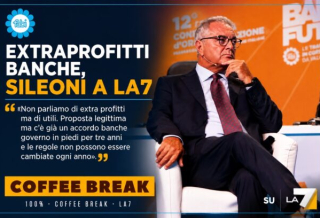 EXTRAPROFITTI BANCHE, SILEONI A LA7