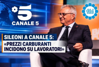 SILEONI A CANALE 5: «PREZZI CARBURANTI INCIDONO SU LAVORATORI»