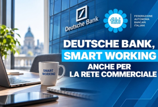 DEUTSCHE BANK, SMART WORKING ANCHE PER LA RETE COMMERCIALE