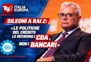 SILEONI A RAI 2: «LE POLITICHE DEL CREDITO LE DECIDONO I CDA, NON I BANCARI»
