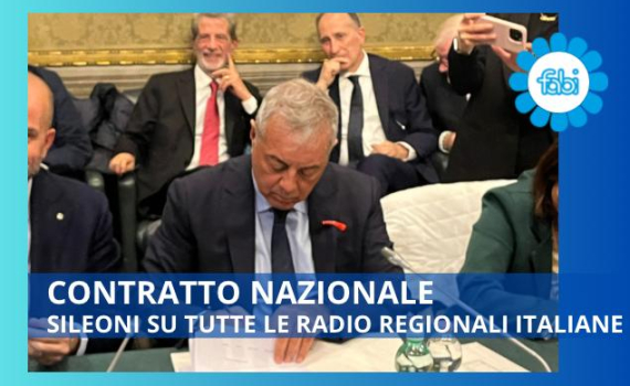 CONTRATTO NAZIONALE, SILEONI AL GR DI 143 RADIO LOCALI (CIRCUITO AREA)