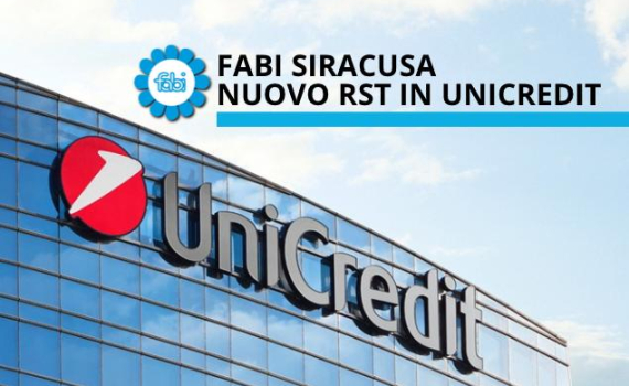 FABI SIRACUSA, ELETTO IL NUOVO RAPPRESENTANTE SINDACALE TERRITORIALE IN UNICREDIT