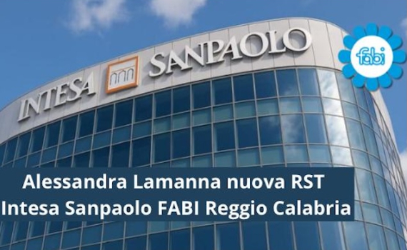 FABI REGGIO CALABRIA, ALESSANDRA LAMANNA NUOVA RST IN INTESA SANPAOLO
