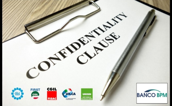 BANCOBPM - SINDACATI, INTESA SU TUTELA DEI DATI RISERVATI