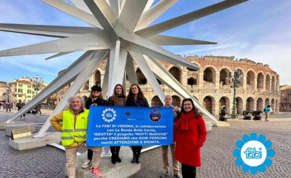 SOLIDARIETÀ, LA FABI DI VERONA AL FIANCO DI “NOTTI MAGICHE” PER CHI VIVE IN STRADA