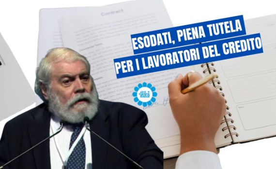 ESODATI, PIENA TUTELA PER I LAVORATORI DEL CREDITO