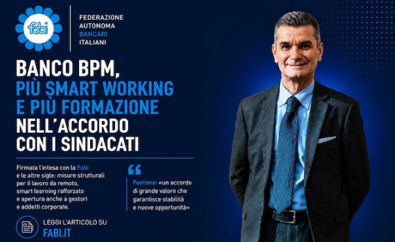 BANCO BPM, PIÙ SMART WORKING E PIÙ FORMAZIONE NELL’ACCORDO CON I SINDACATI