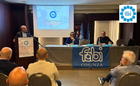 FABI COSENZA, AL XVI CONGRESSO LE SFIDE DEL CREDITO TRA TECNOLOGIA E OCCUPAZIONE