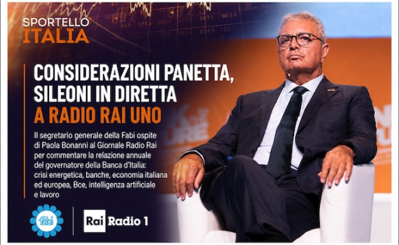 CONSIDERAZIONI PANETTA, SILEONI IN DIRETTA A RADIO RAI UNO