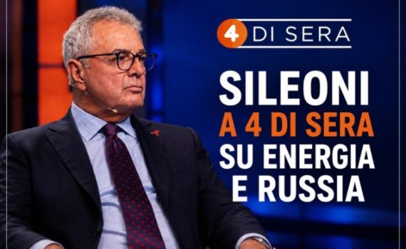 SILEONI A 4 DI SERA SU ENERGIA E RUSSIA