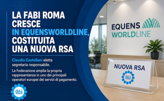 LA FABI ROMA CRESCE IN EQUENSWORLDLINE, COSTITUITA UNA NUOVA RSA