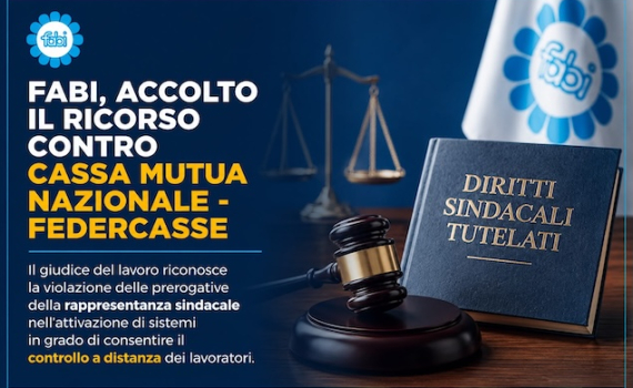 FABI, ACCOLTO IL RICORSO CONTRO CASSA MUTUA NAZIONALE - FEDERCASSE
