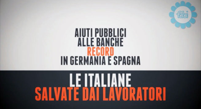 LE BANCHE ITALIANE SALVATE DAI LAVORATORI