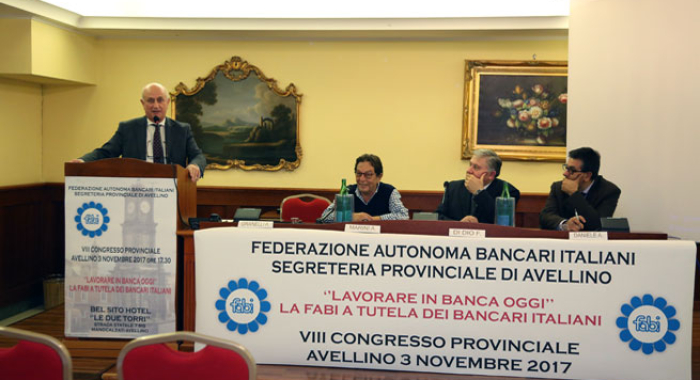 VIII CONGRESSO FABI AVELLINO: ?LAVORARE OGGI IN BANCA?