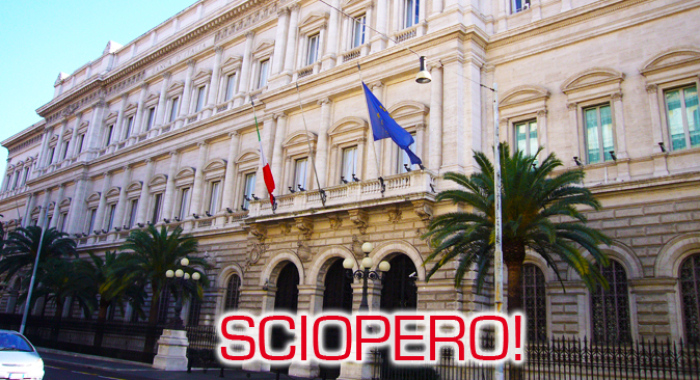 B. D'ITALIA: SCIOPERO al via