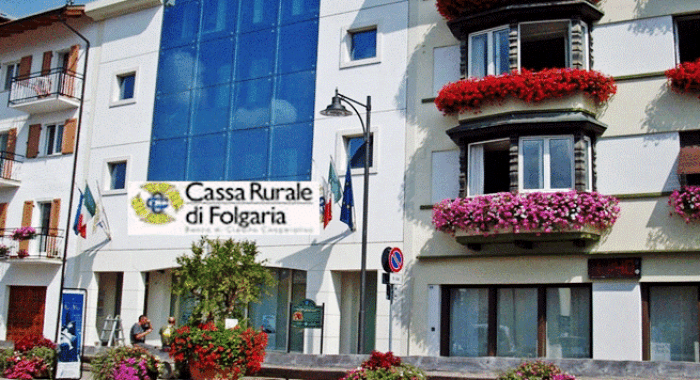 CASSA RURALE DI FOLGARIA, ACCORDO VERSO LA FUSIONE