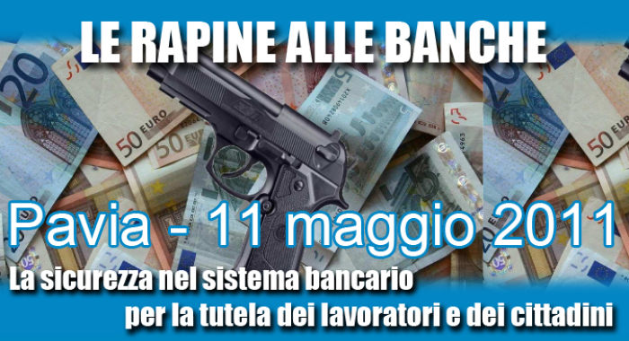 RAPINE: al via Tavola Rotonda