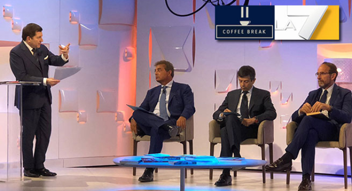 SILEONI A LA 7 OSPITE DI COFFEE BREAK