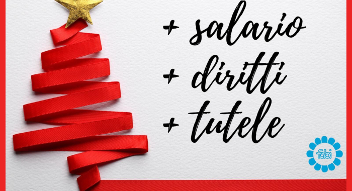 NATALE COL CONTRATTO: PIÙ SALARIO, PIÙ DIRITTI E PIÙ TUTELE