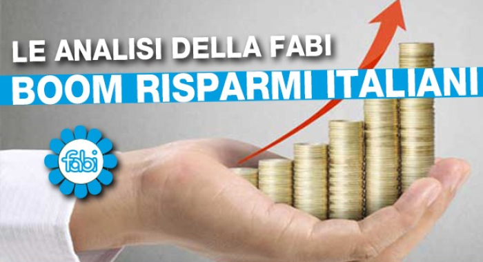 RICERCA FABI: BOOM RISPARMI ITALIANI +45 MILIARDI IN 2019