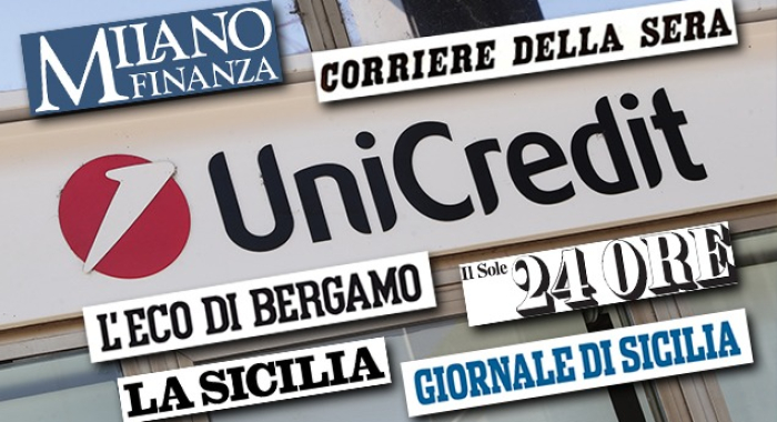 UNICREDIT, IL PREMIO AZIENDALE SULLA STAMPA