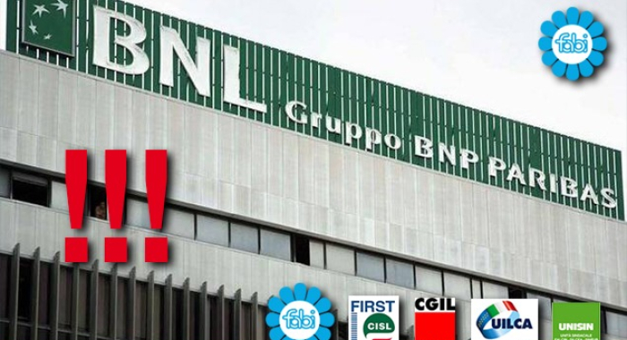 OGGI ASSEMBLEA LAVORATORI BNL, PROSEGUE MOBILITAZIONE