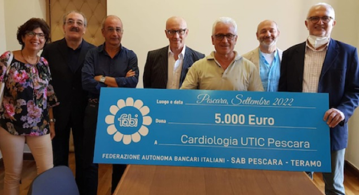 SOLIDARIETÀ FABI, DAL SAB PESCARA-TERAMO DONAZIONE ALL’OSPEDALE DELLA CITTÀ ABRUZZESE