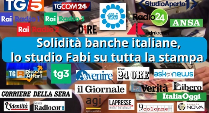 BANCHE E SOLIDITÀ PATRIMONIALE, LO STUDIO FABI SULLA STAMPA