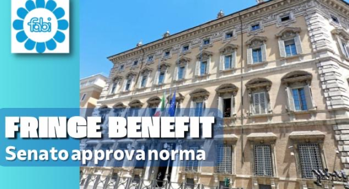 SENATO APPROVA UNA NUOVA NORMA SUI FRINGE BENEFIT, RISOLTO IL PROBLEMA FISCALE PER I MUTUI DEI DIPENDENTI BANCARI