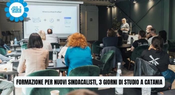FORMAZIONE PER NUOVI SINDACALISTI, 3 GIORNI DI STUDIO A CATANIA