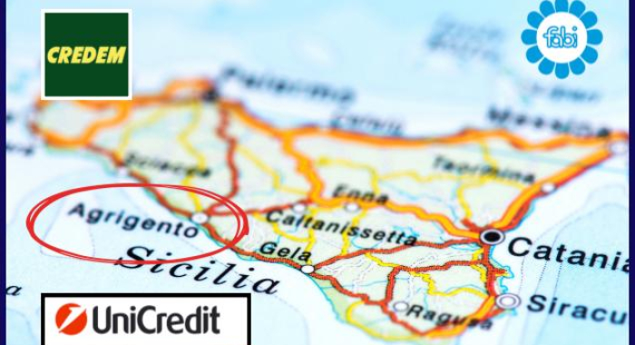 FABI AGRIGENTO, RAPPRESENTANZE SINDACALI TERRITORIALI IN UNICREDIT E CREDITO EMILIANO