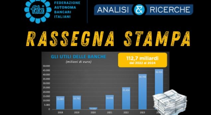 UTILI BANCHE, LO STUDIO FABI CONQUISTA RADIO, TV , GIORNALI E AGENZIE